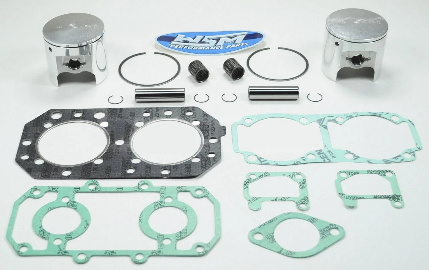 Piston Gasket Top End Rebuild Kit for Kawasaki SX JS 550 (1982–1990) .75 mm Over