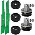 Deck Spindle Blade and Pulley Replacement for John Deere RX63 RX75 (2018–2024)