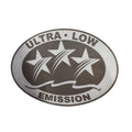 Light Gray Ultra Low Emission Sticker Decal for Marine Outboard Engine