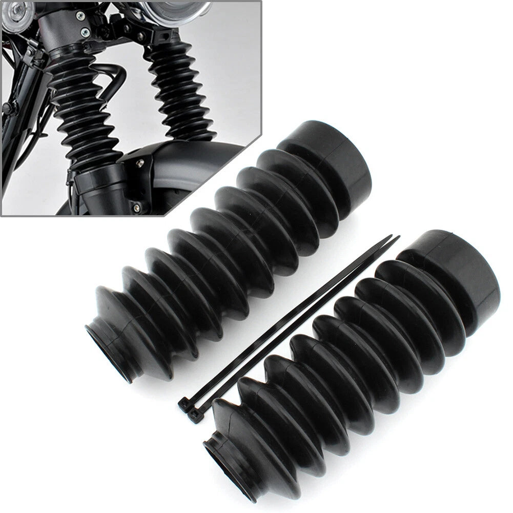 2X Front Fork Cover Dust Gaiters Boots for Honda GB350 (2021–2022)