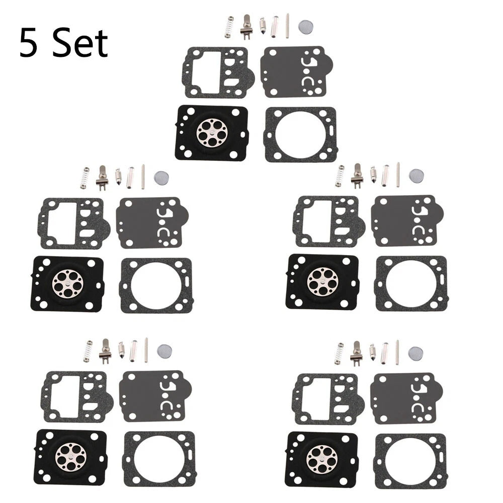 Set of 5 Carburetor Diaphragm Gasket Kit for Husqvarna 235 236 240 435 (N/A)