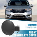 Front Bumper Tow Hook Cover Replacement for Honda Fit Jazz (2014–2017)