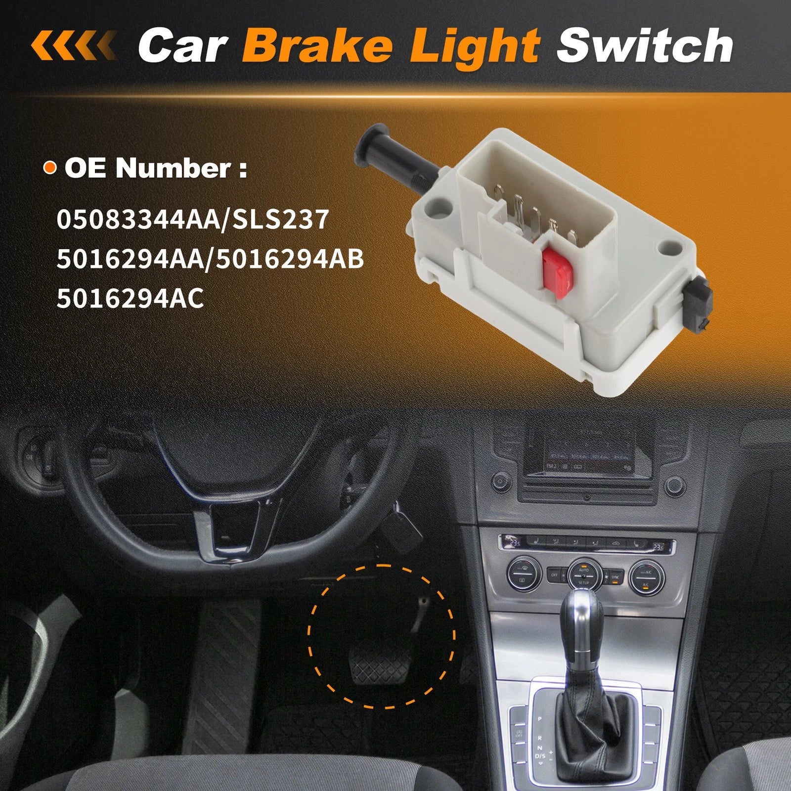 Brake Light Switch for Dodge Durango (2005–2009) 05083344AA