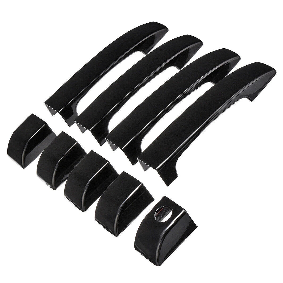 Set of 4 Gloss Black Door Handle Cover Trim for Land Rover Range Vogue L322 (2002–2012)