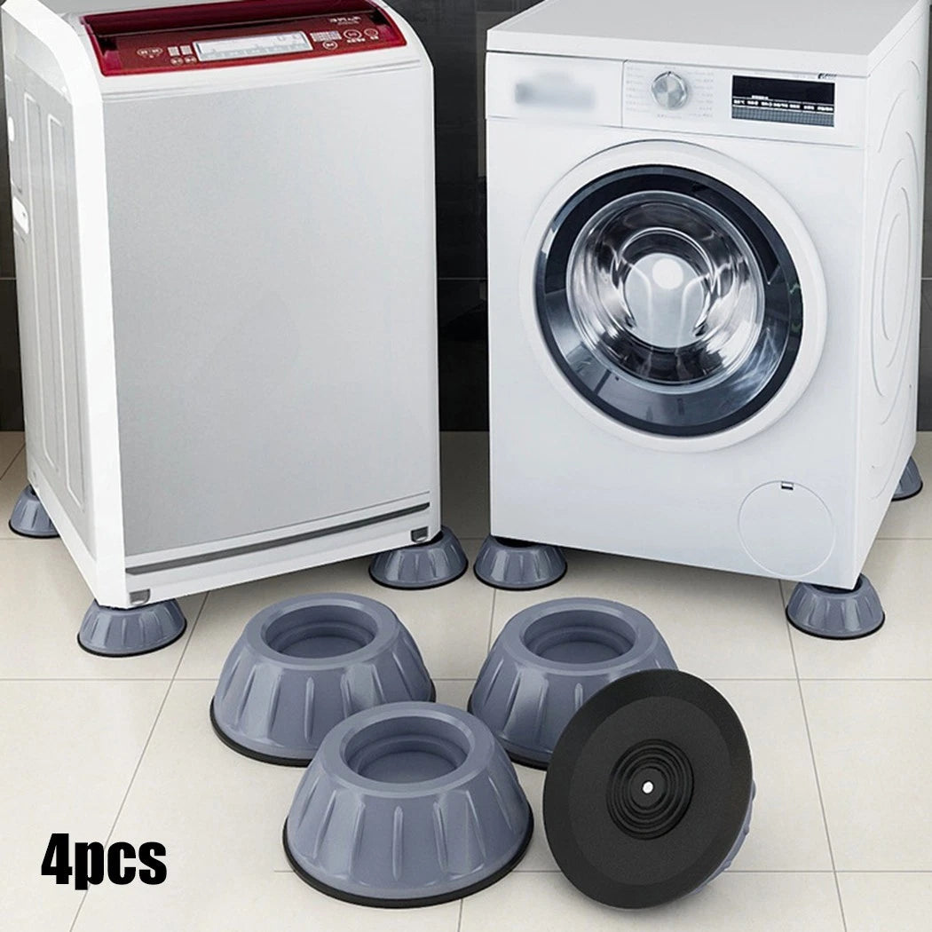 4X Washing Machine Support Pads Anti-Vibration Foot Pads Set