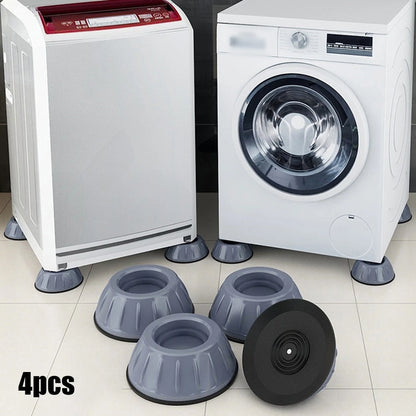 4X Washing Machine Support Pads Anti-Vibration Foot Pads Set