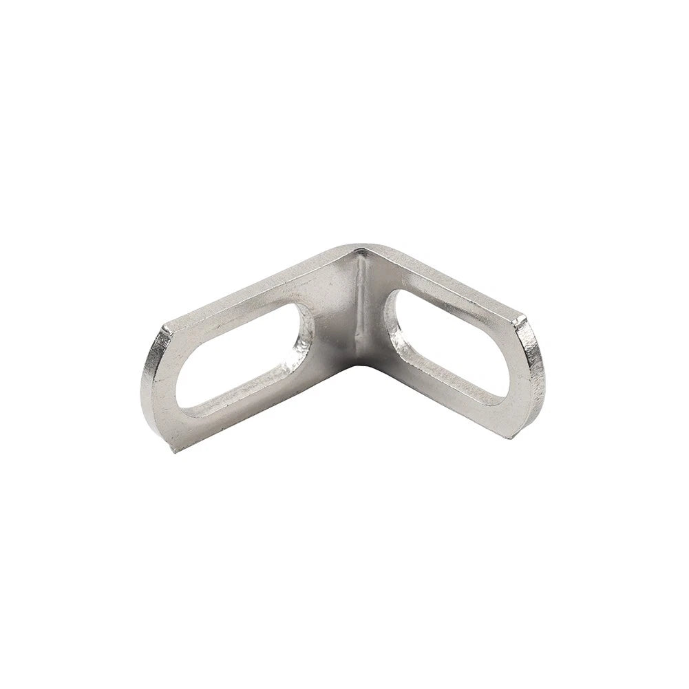 Motorcycle Universal Exhaust Pipe Fixed Clamp Bracket L-Shaped Mounting