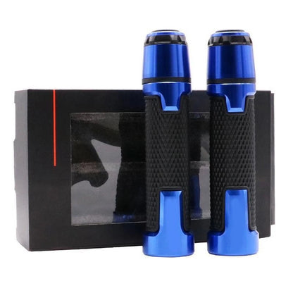Extended Length Motorcycle Handlebar Rubber Grips for Enhanced Comfort
