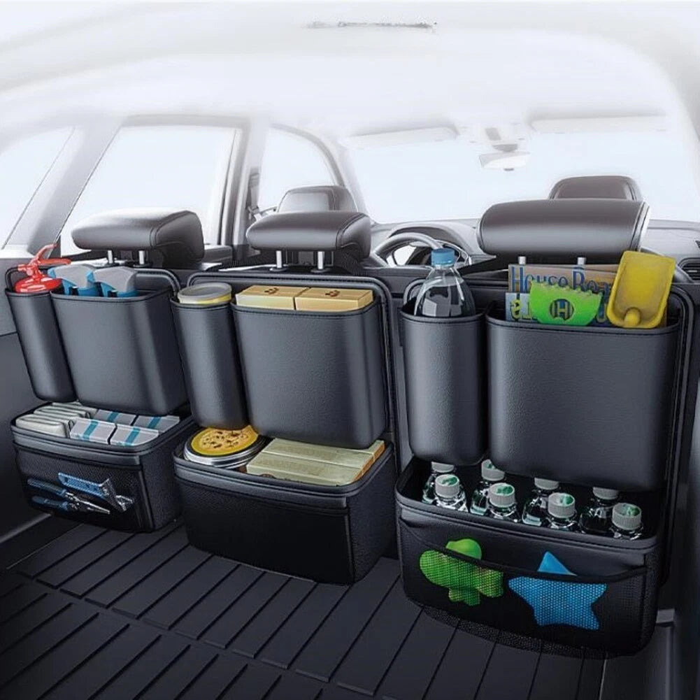 Car Trunk Organizer Easy Installation Moisture Protection Secure Straps