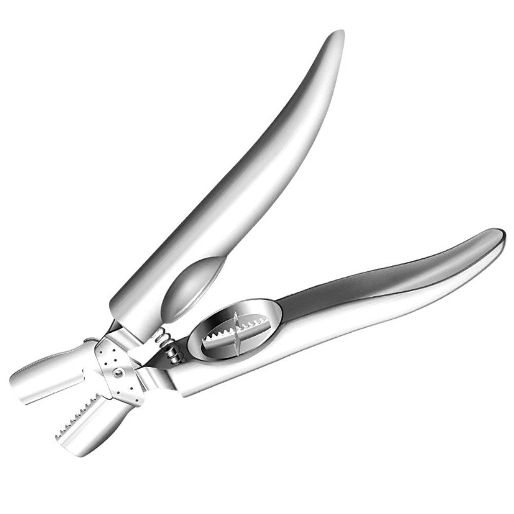 Stainless Steel Nut Cracker Tool for Chestnuts Walnuts (Auto Return Spring)