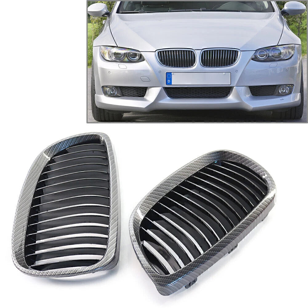 Set of 2 Front Kidney Grilles for BMW E92 E93 (2006–2009)