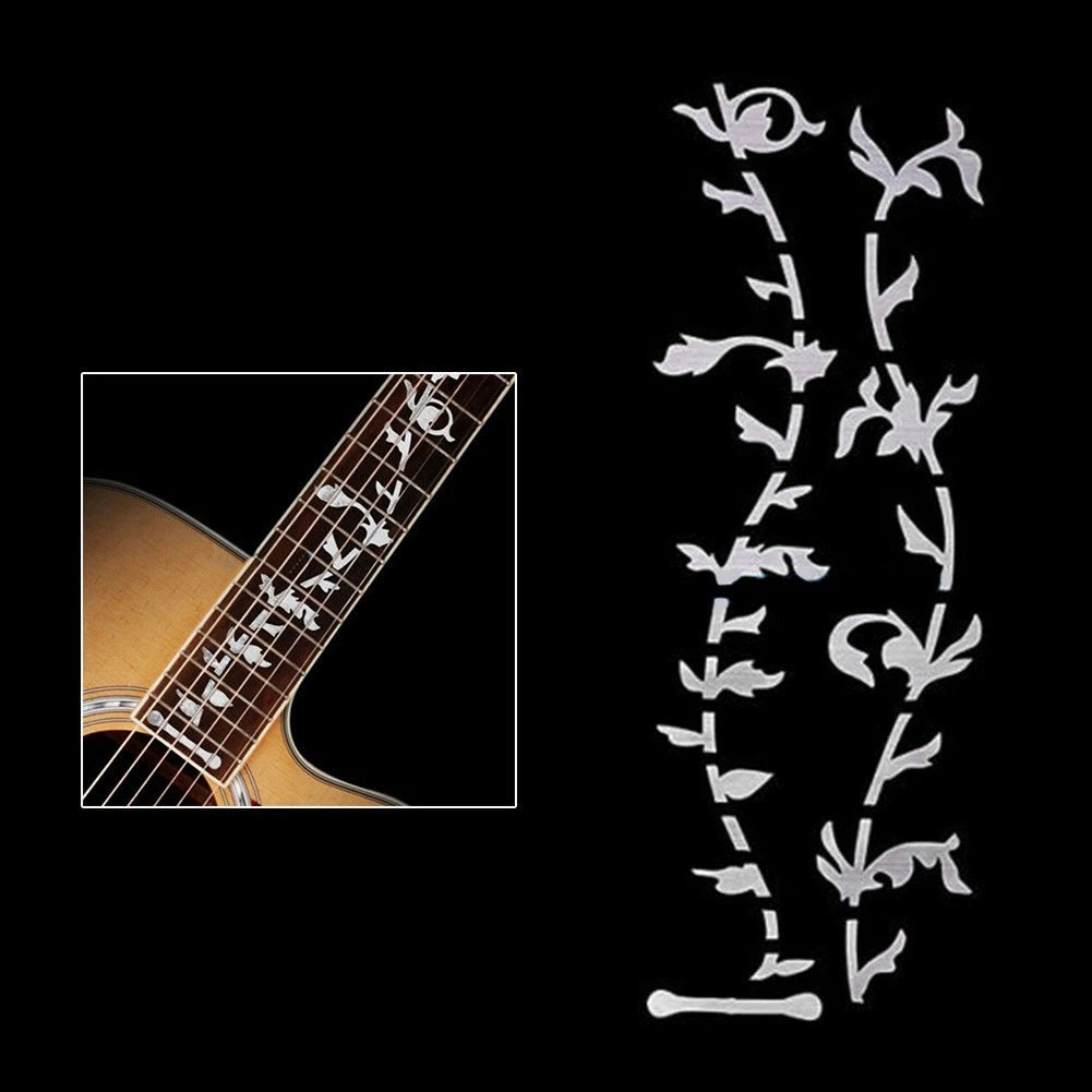 Guitar Inlay Sticker for Portable Use