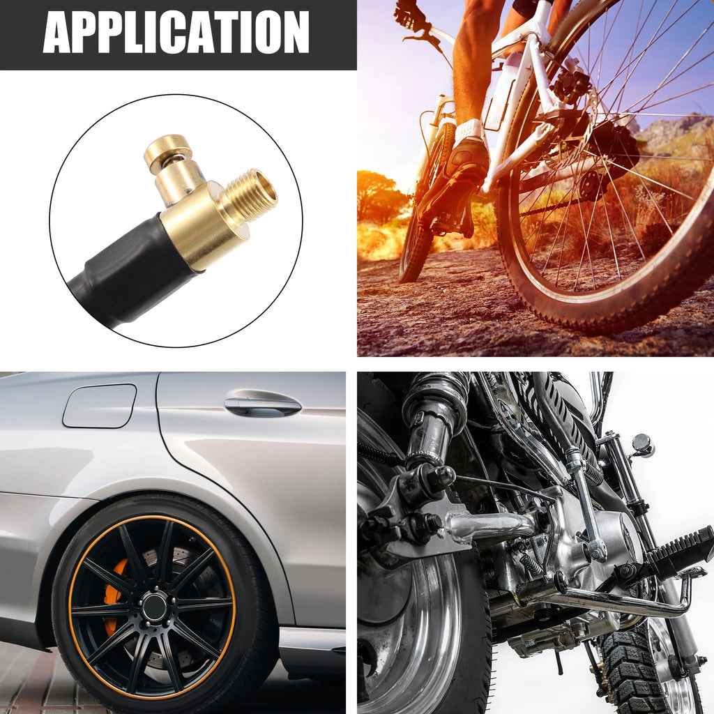 Tire Valve Stem Extension Inflator Hose for Car and Bicycle (100cm) (2000–2025)