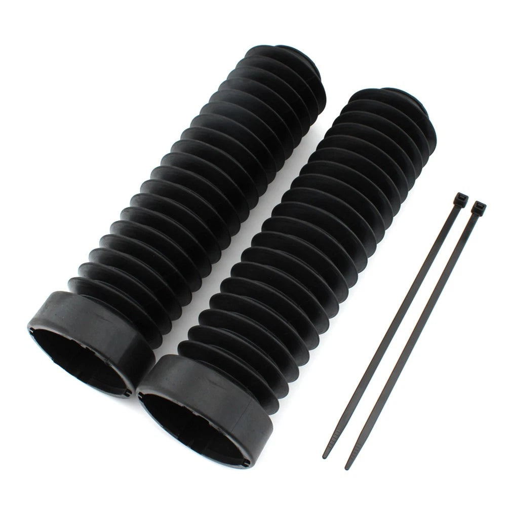 Front Fork Dust Boots for Honda ATC 250R (1983–1986) - Black