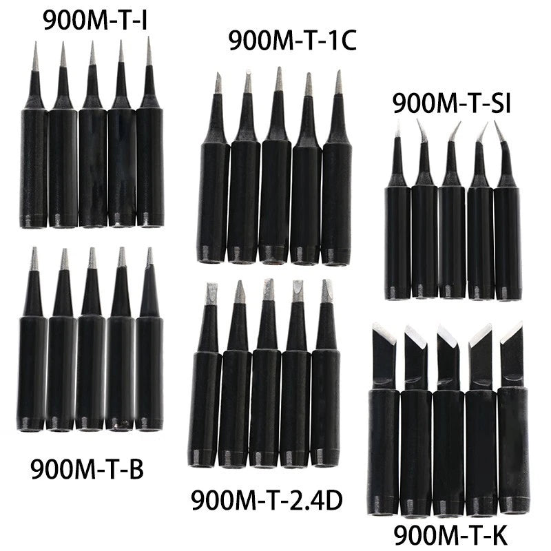 5 Pcs Solder Screwdriver Tips for 936 Welding Station 5mm
