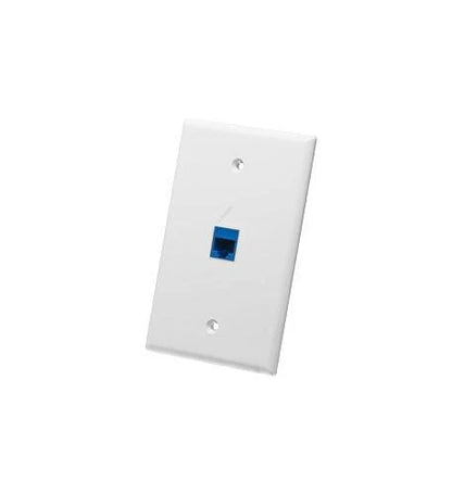 Oversized 1-Port Faceplate for Icc IC107LF1WH