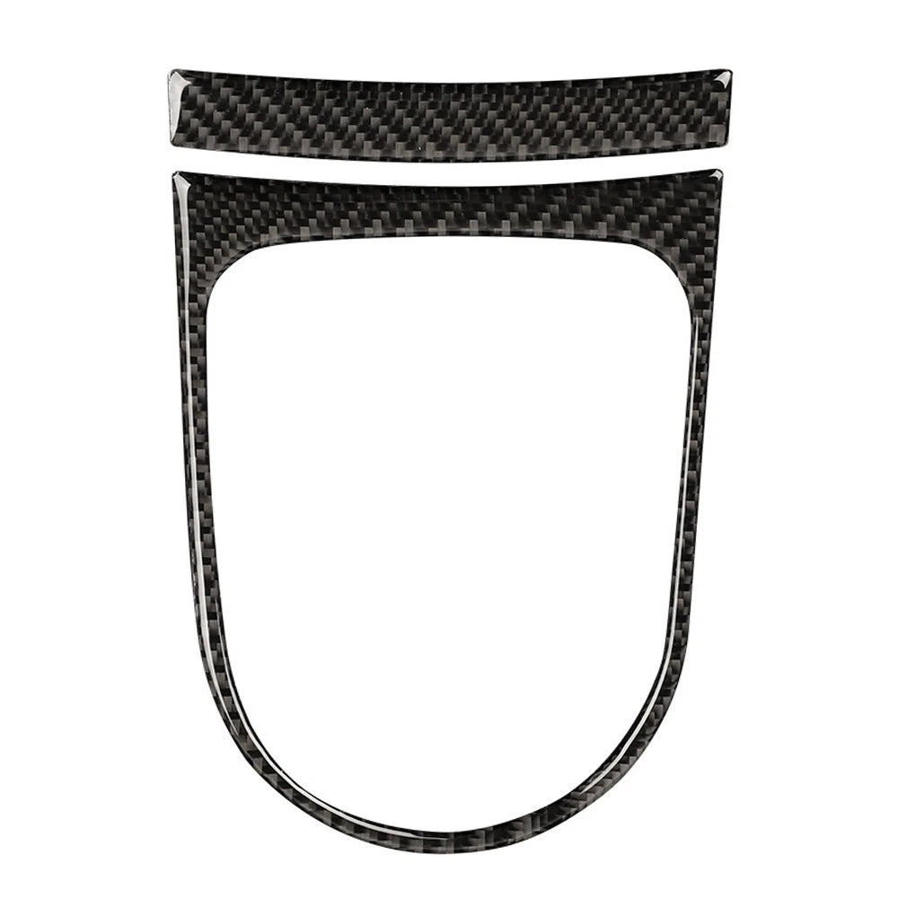 Carbon Fiber Interior Gear Shift Panel Cover Trim for Ford Mustang (2015–2019)