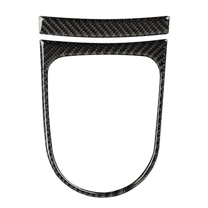 Carbon Fiber Interior Gear Shift Panel Cover Trim for Ford Mustang (2015–2019)