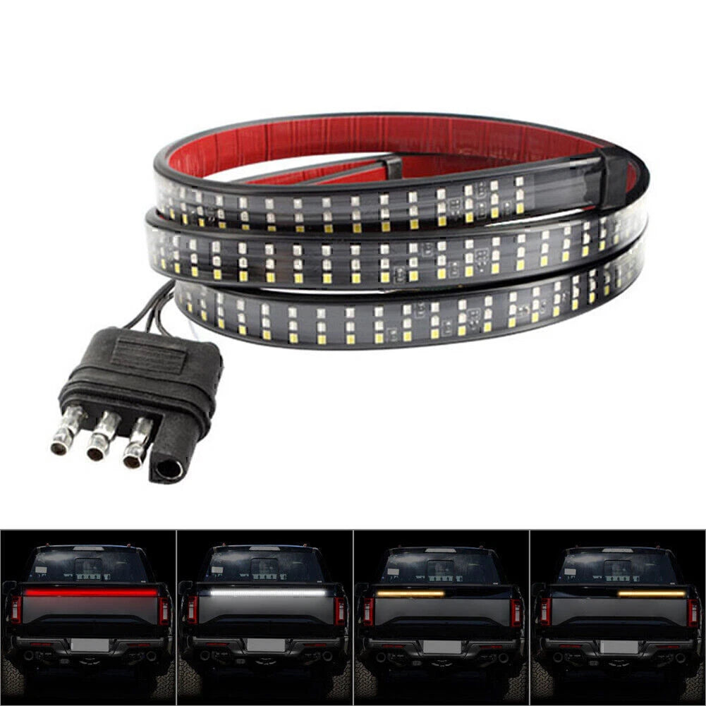 60" Triple Row LED Tailgate Light Bar for Truck (Universal Fit)