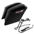 5" Stretched Saddlebag Speaker Lid & Bracket for Harley Softail (1984–2017)