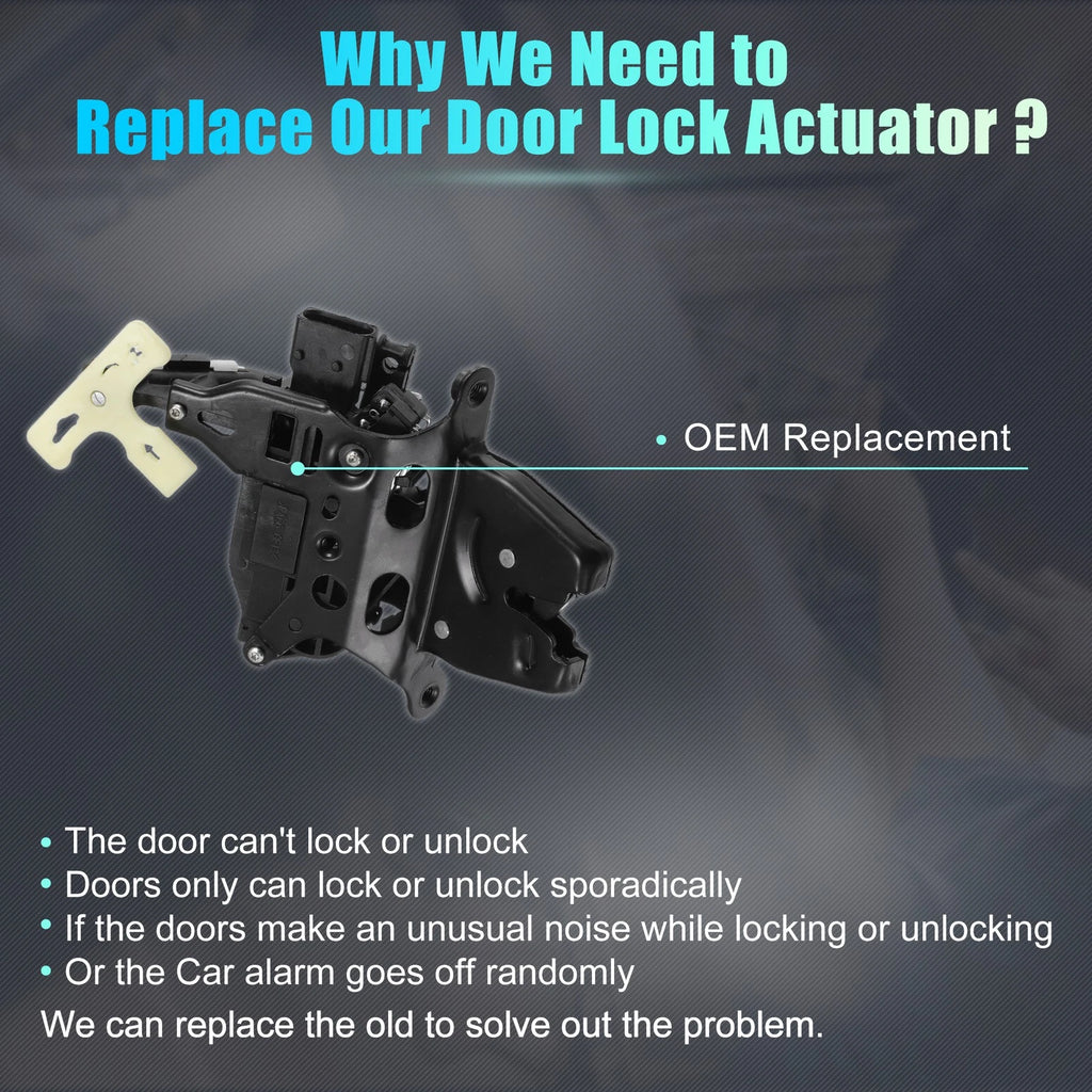 Rear Liftgate Door Lock Actuator Motor Replacement for Chevrolet Malibu (2005–2012)