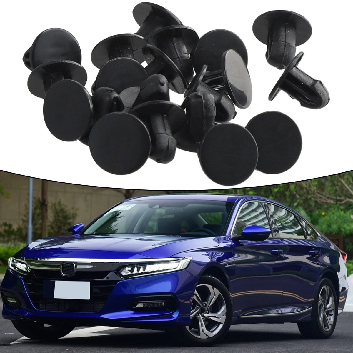 Cowl Grille Clip for Fits Hole Size 6 Mm (Head Diameter 13 Mm)