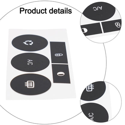 Button Repair Kit Decals Stickers for C4 Control Cells