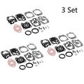 Set of 3 Carburetor Gasket Kit for Honda GX22/31, Echo GT1100 (Walbro K20-WYL)