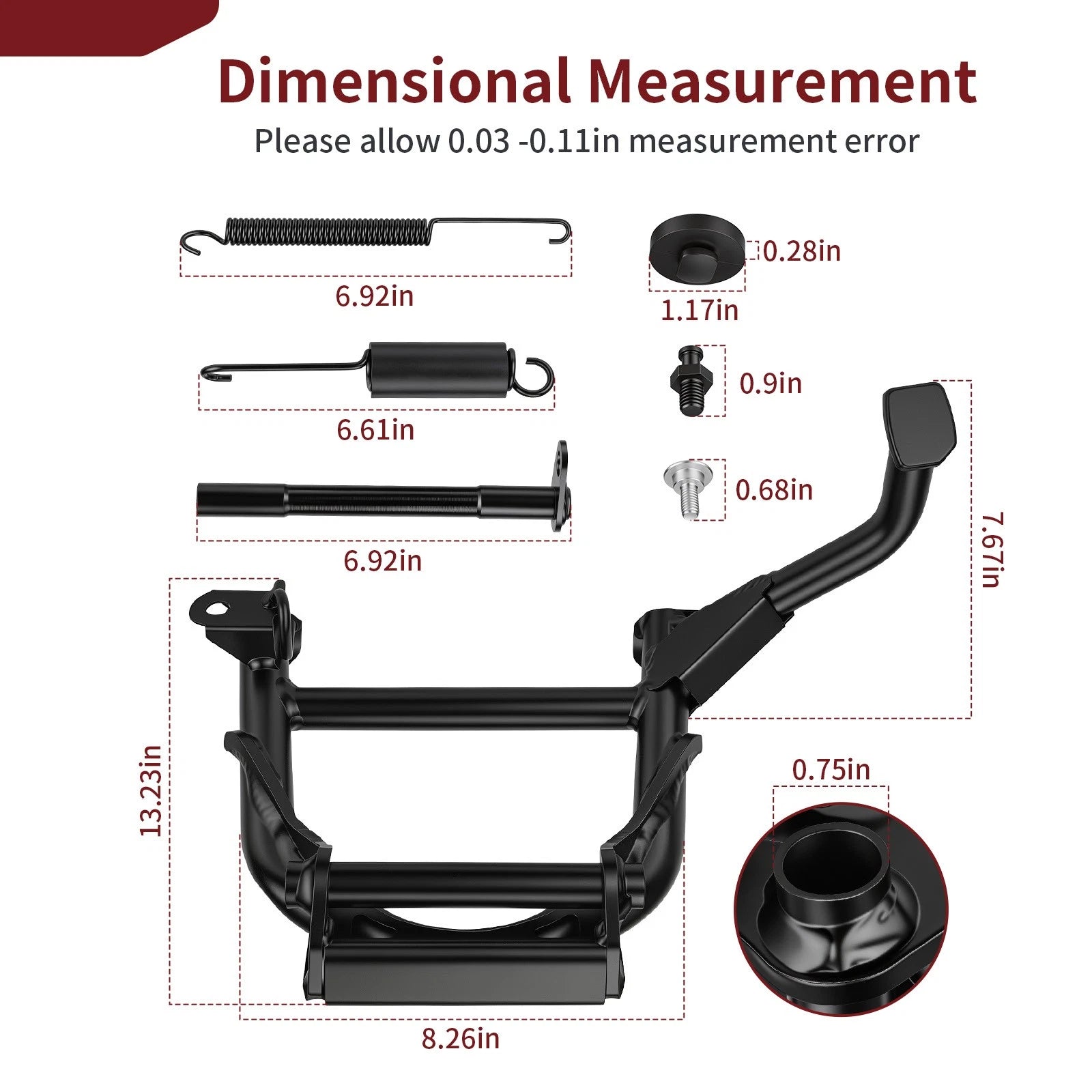 Centerstand Main Stand Assembly for Honda NC750X NC750XD (2021–2025) 08M70-MKW-D00