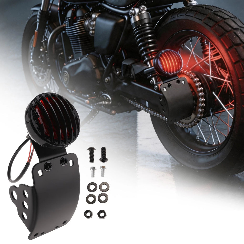 Set of 1 LED Tail Light for Motorcycle (Metal Plastic)