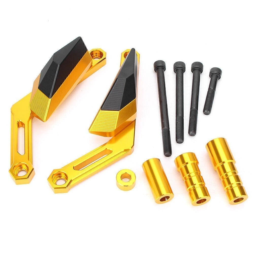 Slider Crash Protector Guard Pad for Yamaha MT-09 FZ09 (2013–2018) Gold