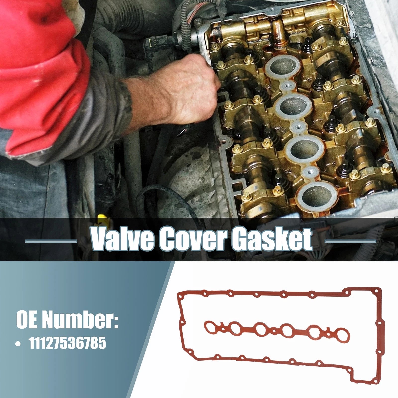Valve Cover Gasket Set Replacement for BMW E90 E91 (2006–2011)