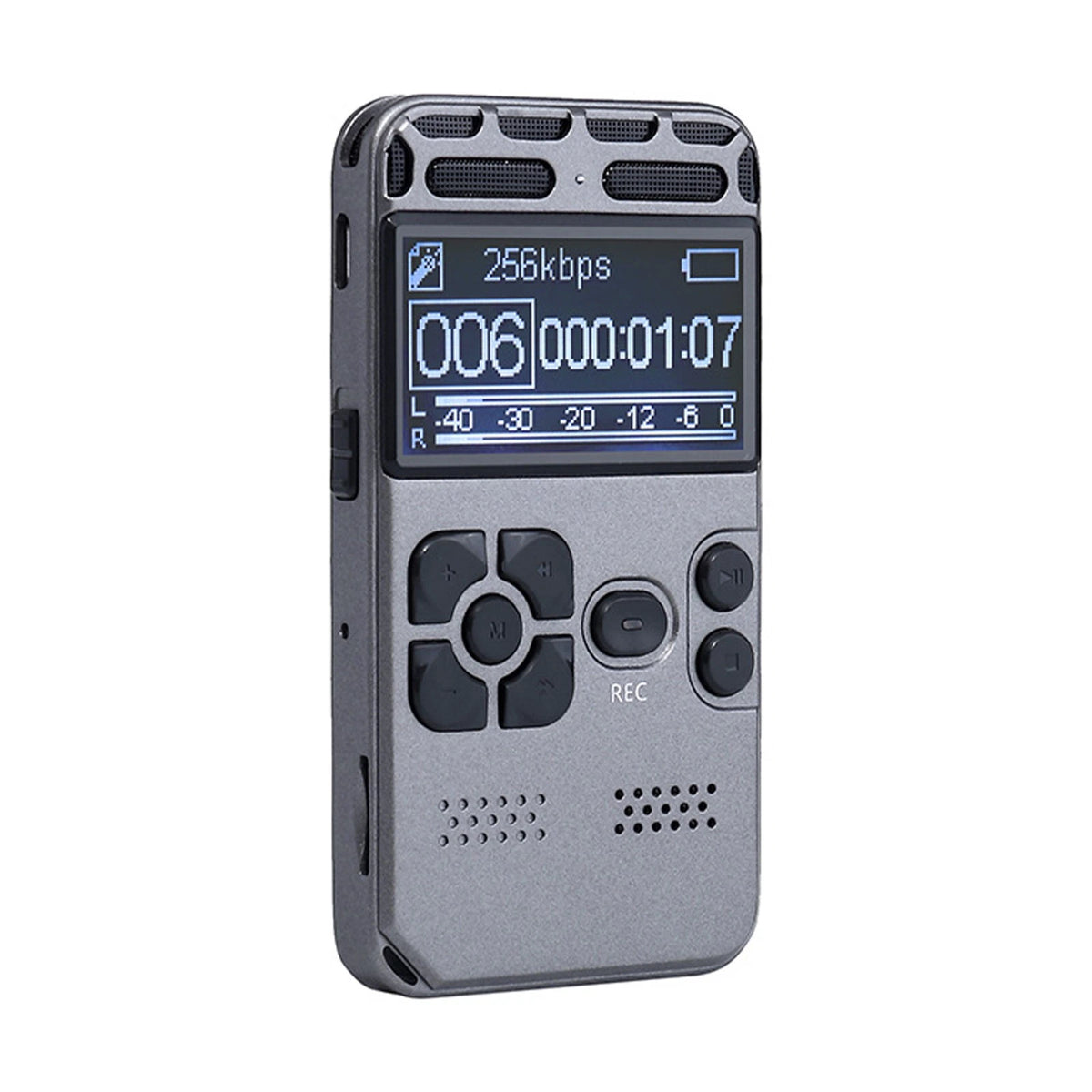 Rechargeable Li-ion Battery Sound Voice Recorder MP3 Player with LCD Screen