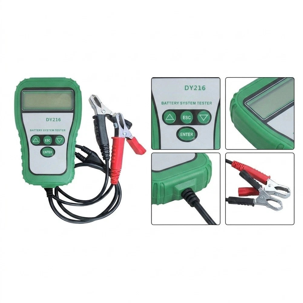 Battery Tester for Automotive with Digital Display