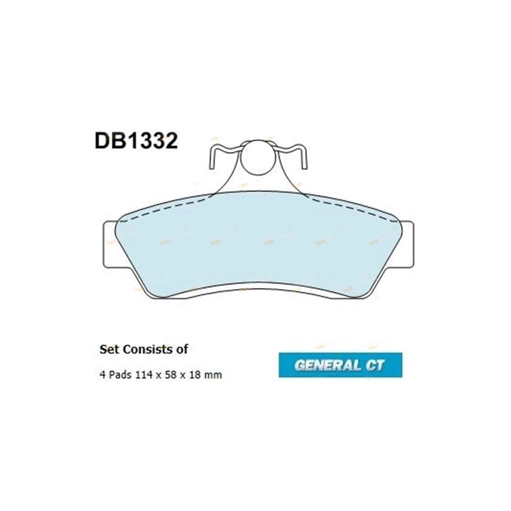 2 Rear Slotted Dimpled Disc Rotors + Bendix Brake Pads for Commodore VT-VZ