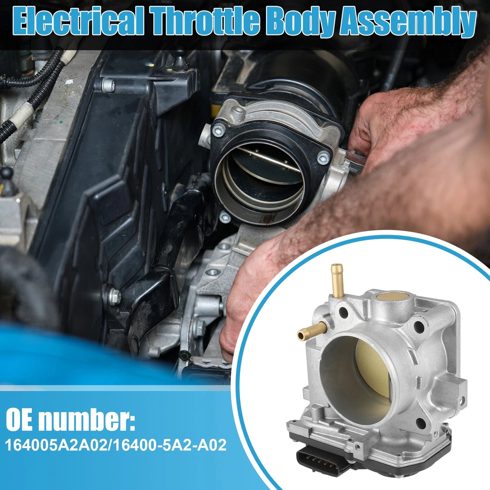 Throttle Body Assembly Replacement for Honda CR-V LX 2.4L (2015–2019)