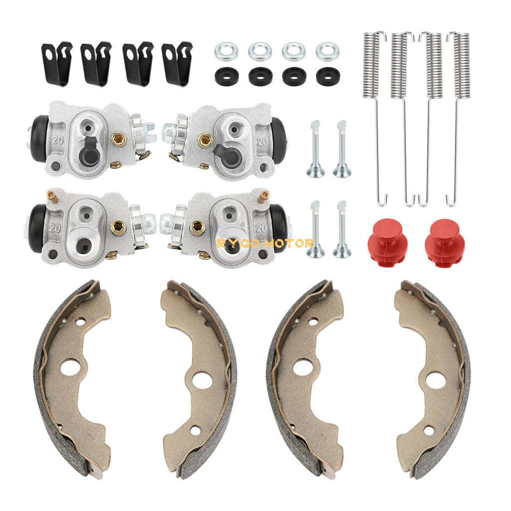 Front Brake Wheel Cylinder Shoes Kit for Honda FourTrax 300 TRX300FW (1988–2000)