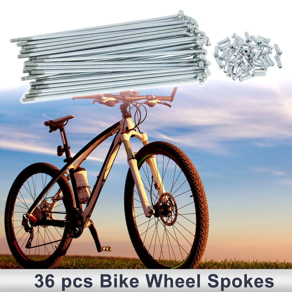 Bicycle Spokes Nipple Set 131mm Carbon Steel for 12G (2005–2015)