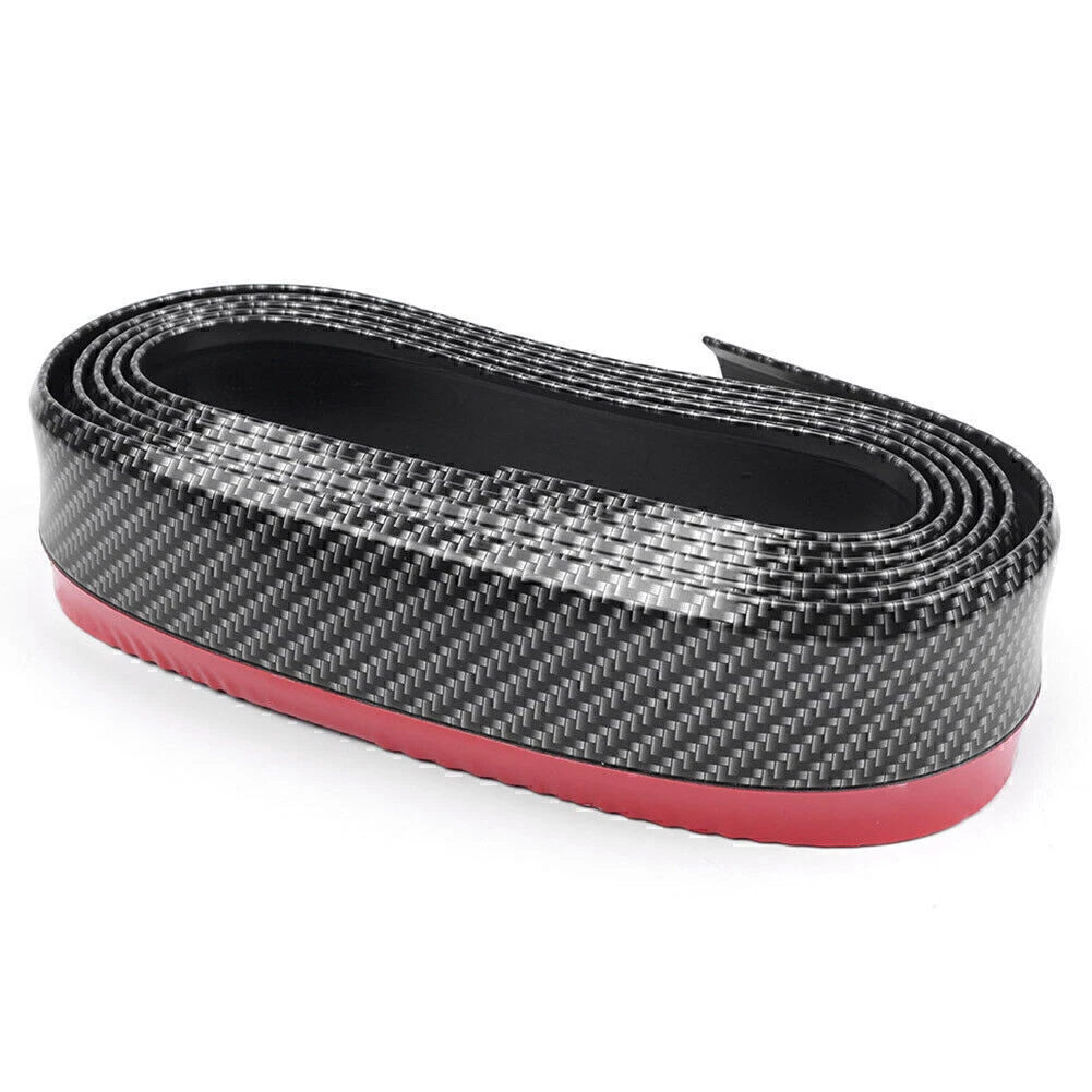 2.5M Auto Front Lower Lip Protective Strips Bumper Skirts Guard Rubber