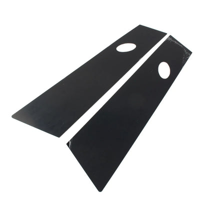2X Bright Black Door Window Pillar Posts Trim for Tesla Model 3 (2017–2022)