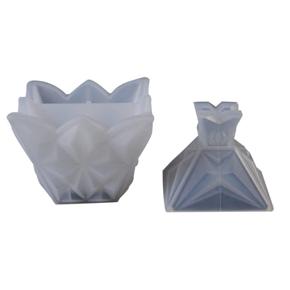 Silicone Earring Storage Box Mold for DIY Resin Craft Making