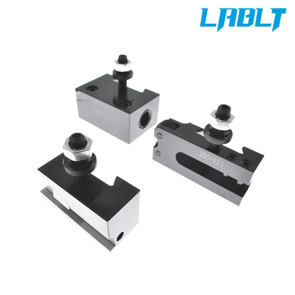 Set of 6 Wedge Type Quick Change Tool Post Holders for AXA 250-111