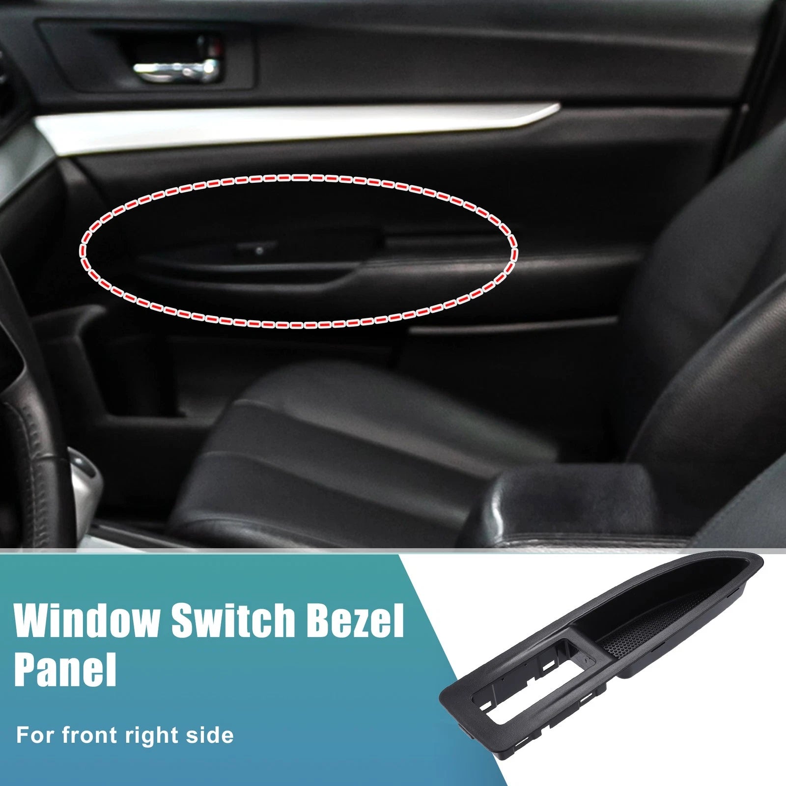 Front Right Door Window Switch Bezel for Dodge Avenger (2011–2014)
