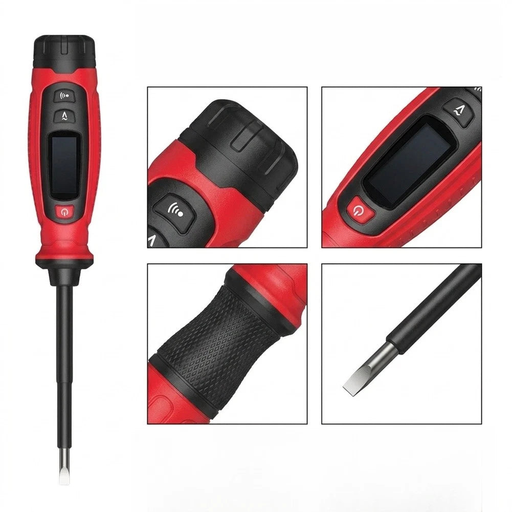 Digital Voltage Tester for Safe Wire Identification (Real-time LCD Readout)