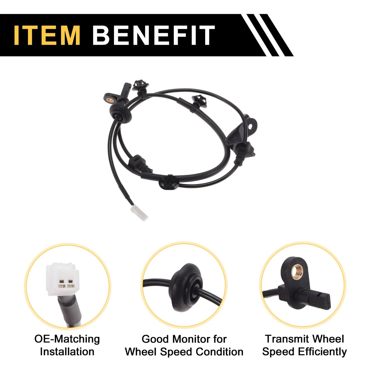 ABS Wheel Speed Sensor No. 57475TJ0M01 for Honda City (2012–2014)