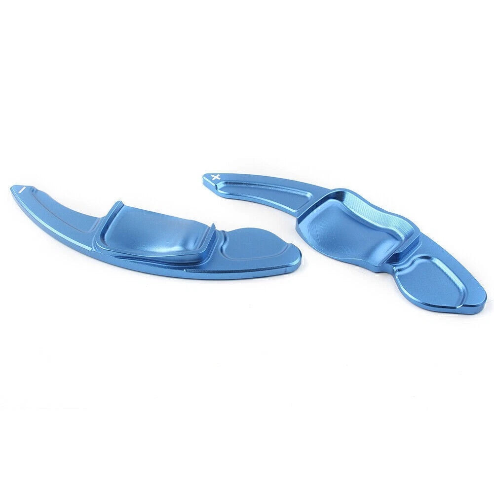 Steering Wheel Shift Paddle Shifter Extensions for VW Golf Jetta MK5 MK6 (2006–2014) Blue