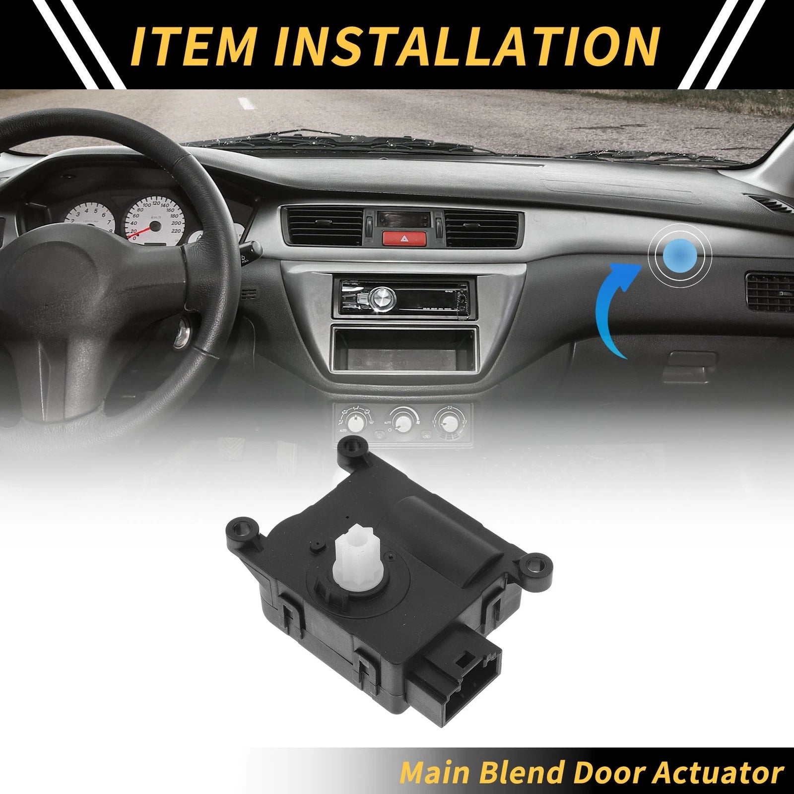 HVAC Heater Blend Air Door Actuator Replacement for Cadillac Escalade (2015–2018)