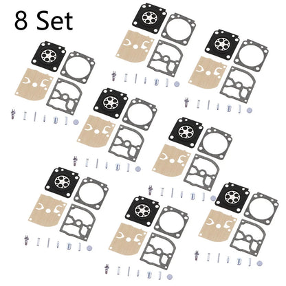 8 Set Carburetor Diaphragm Kit For Stihl 017 018 MS180 MS170 Zama RB-77 RB-66