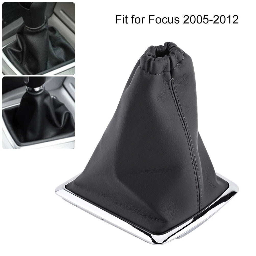 Gear Stick Gaiter Boot for Ford Focus (2005–2012) PU Leather Dust Cover
