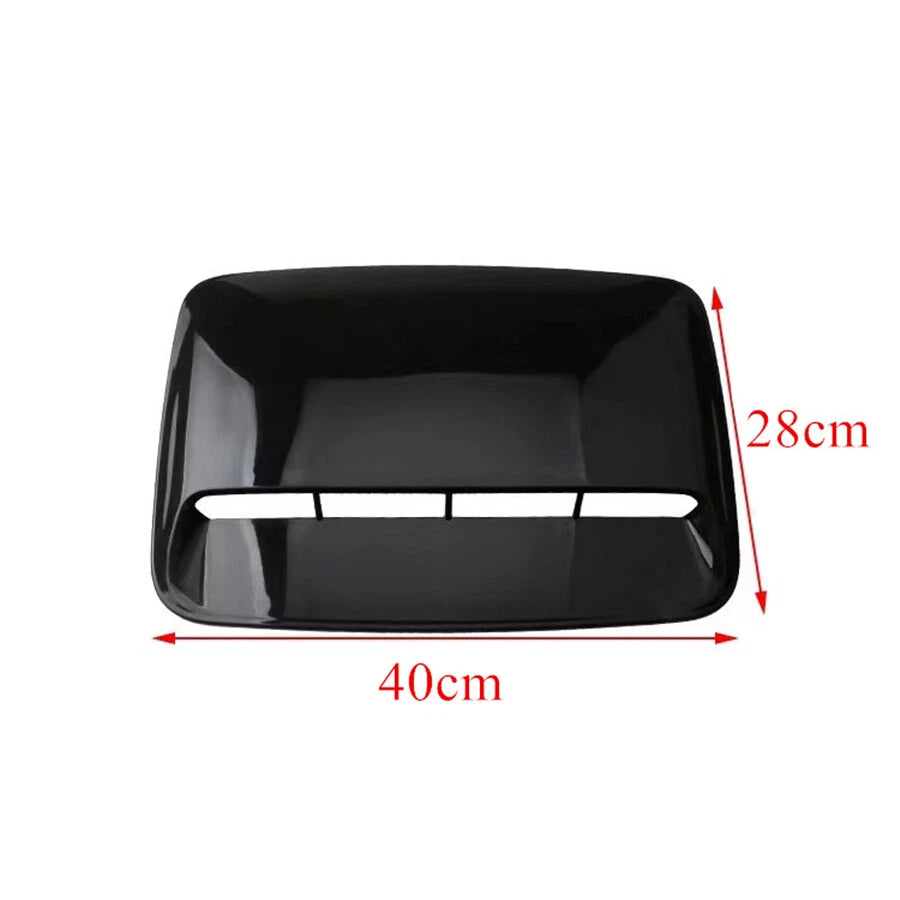 Glossy Black ABS Air Flow Intake Hood Scoop Vent for